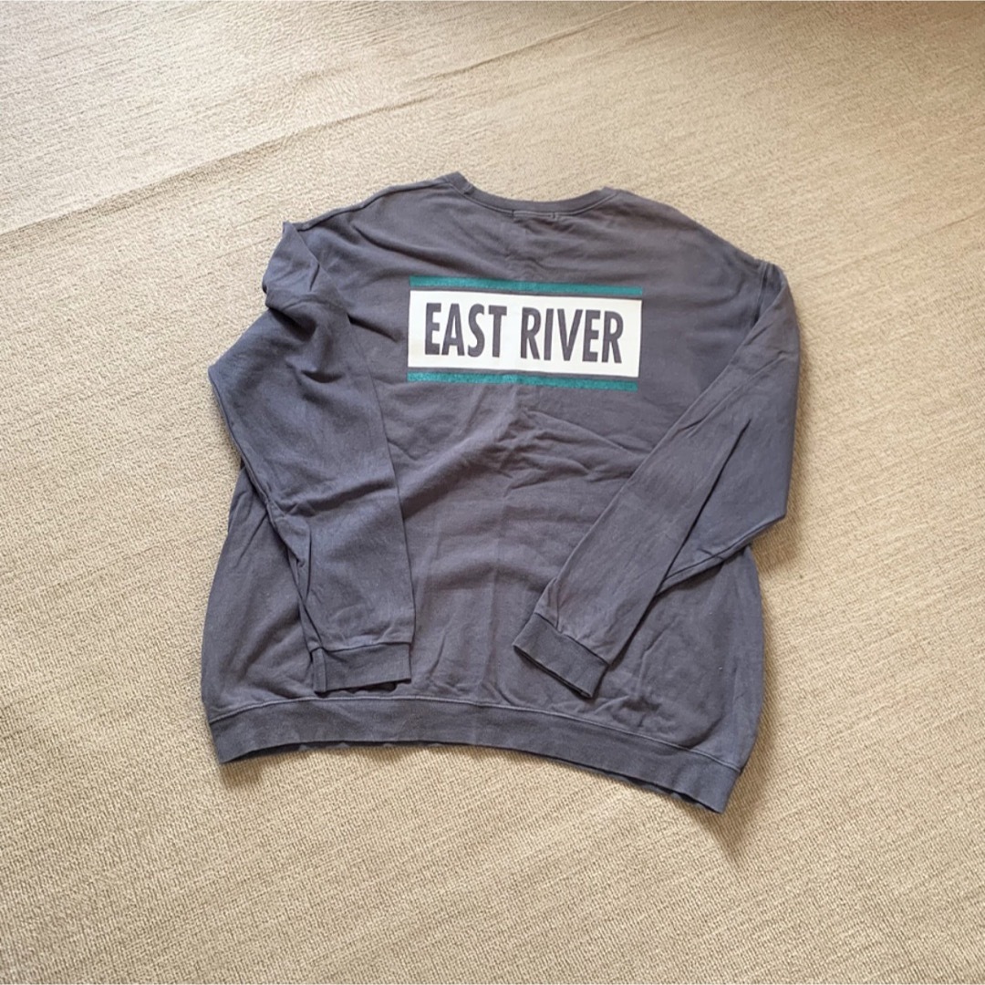 CANAL JEAN(キャナルジーン)のvia j"EAST RIVER" logo sweat レディースのトップス(トレーナー/スウェット)の商品写真