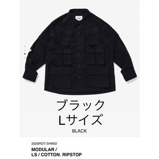 状態良好 WTAPS ダブルタップス SCOUT LS 02 黒 Lサイズ