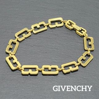 《希少》GIVENCHY ブレスレット OLD Gロゴxアンカーチェーン