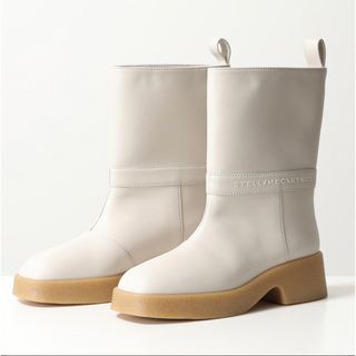 ステラマッカートニー PLASTIC EMILIE BOOT 38 白