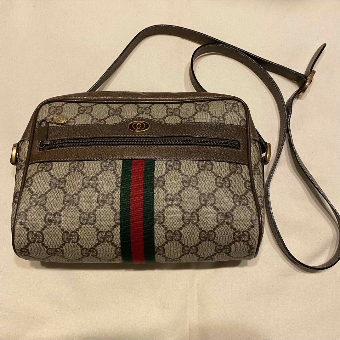 売り大阪 GUCCI オールドグッチ ショルダーバッグ シェリーライン