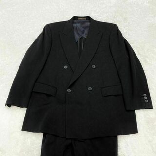 F.VERGANO フランコベルガノ☆ 冠婚葬祭 艶感 ダブルスーツ 礼服(セットアップ)