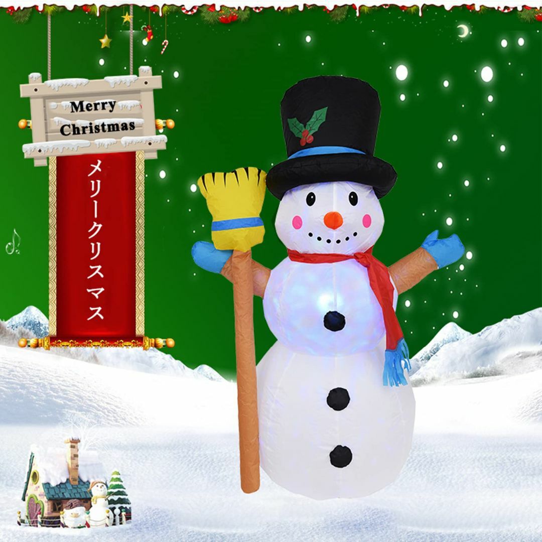 クリスマス 光る 雪だるま カボチャ サンタクロース ジンジャーブレッドマン 幽