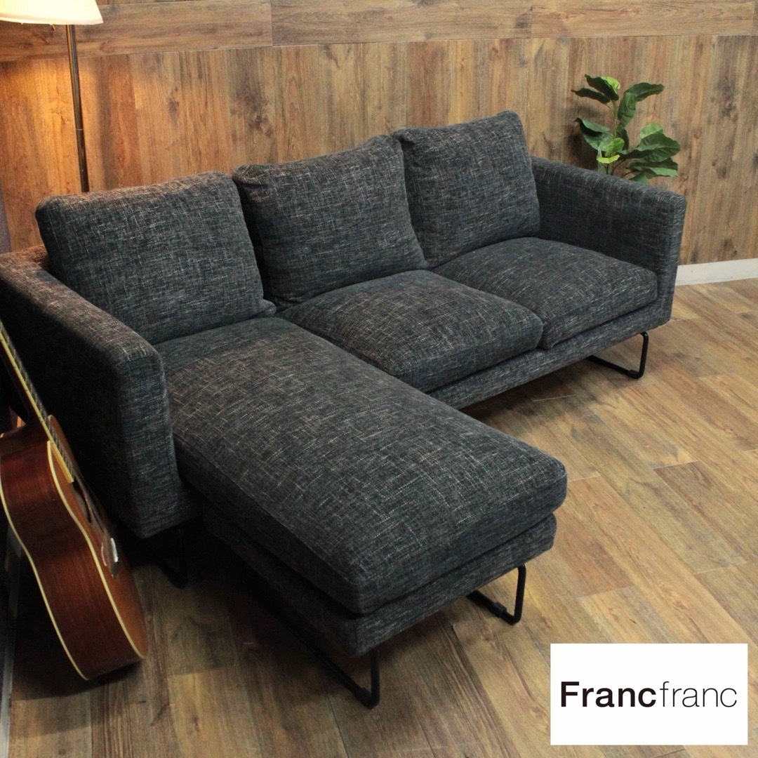 Francfranc - 首都圏送無料〜フランフラン極上フルフェザー3人掛 Francfranc - 首都圏送無料〜フランフラン極上フルフェザー3人掛