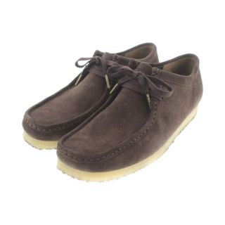 クラークス ×ワコマリア WACKO MARIA  CROCODILE WALLABEE レースアップレザースニーカー メンズ 29cm