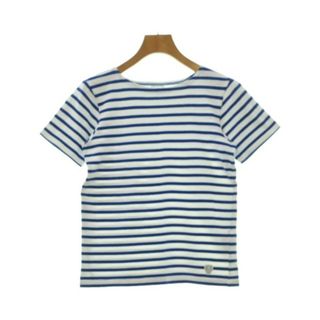 オーシバル(ORCIVAL)のORCIVAL オーシバル Tシャツ・カットソー 1(M位) 青x白(ボーダー) 【古着】【中古】(カットソー(半袖/袖なし))