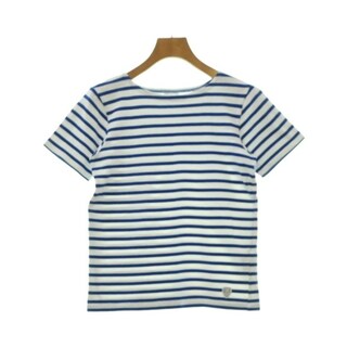 オーシバル(ORCIVAL)のORCIVAL オーシバル Tシャツ・カットソー 1(M位) 青x白(ボーダー) 【古着】【中古】(カットソー(半袖/袖なし))