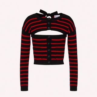 RED VALENTINO - RED VALENTINO ワンピース 40(M位) ピンクx緑x青等(総