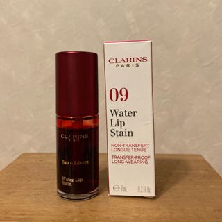 クラランス(CLARINS)の☆ クラランス ウォーターリップステイン 09 ディープレッド ☆ リップカラー(口紅)