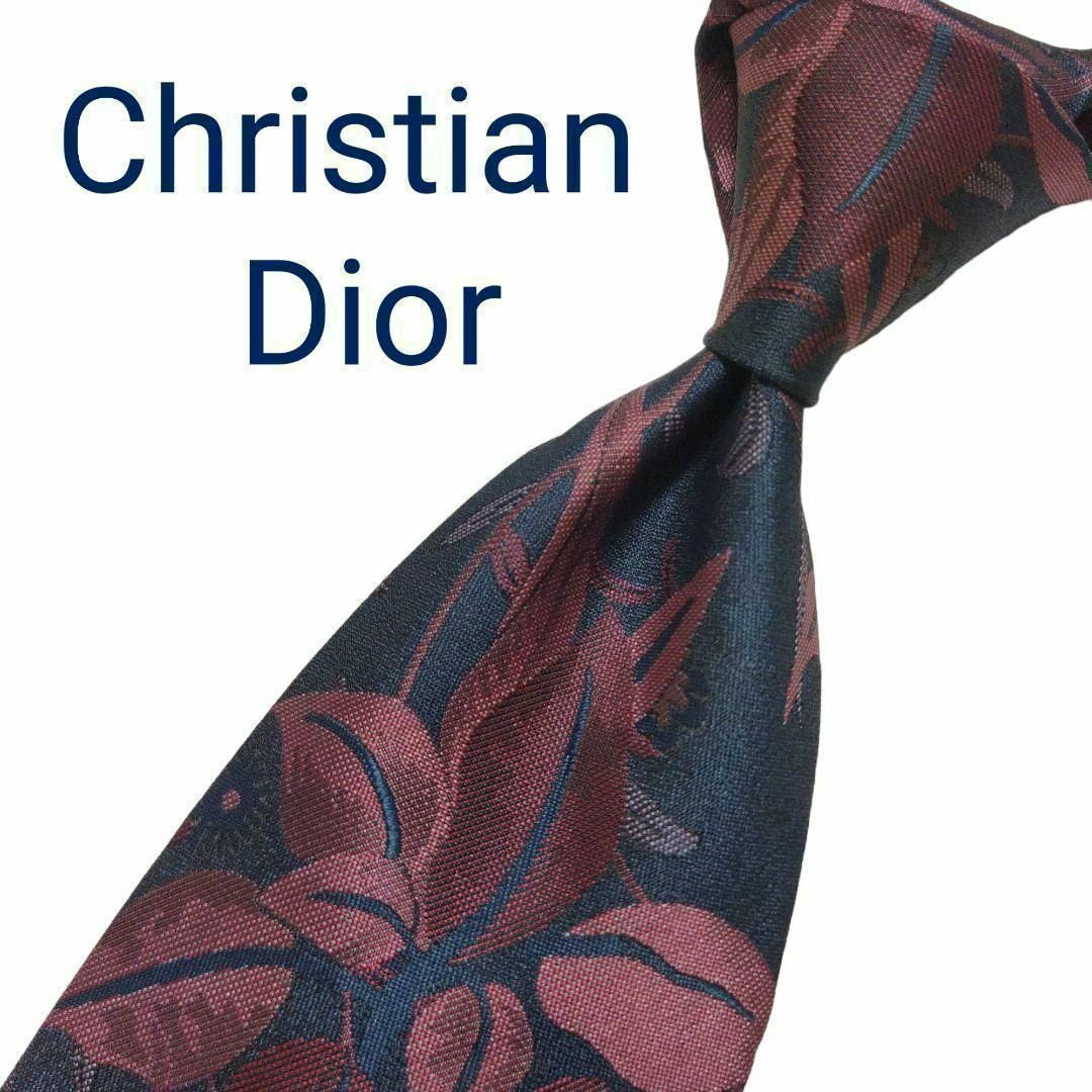 Christian Dior - 【USA製】クリスチャンディオール ネクタイ ネイビー