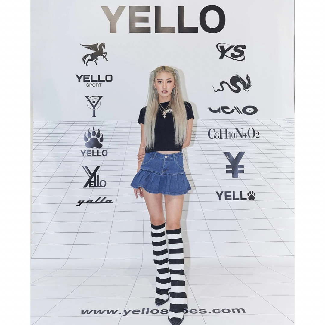 ※11月限定 yello ブーツ[ L］ | フリマアプリ ラクマ