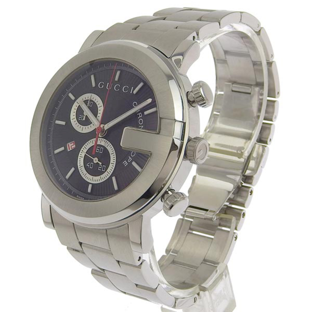 Gucci - 【中古】Gucci グッチ Gクロノ メンズ クォーツ 101M SS ggの