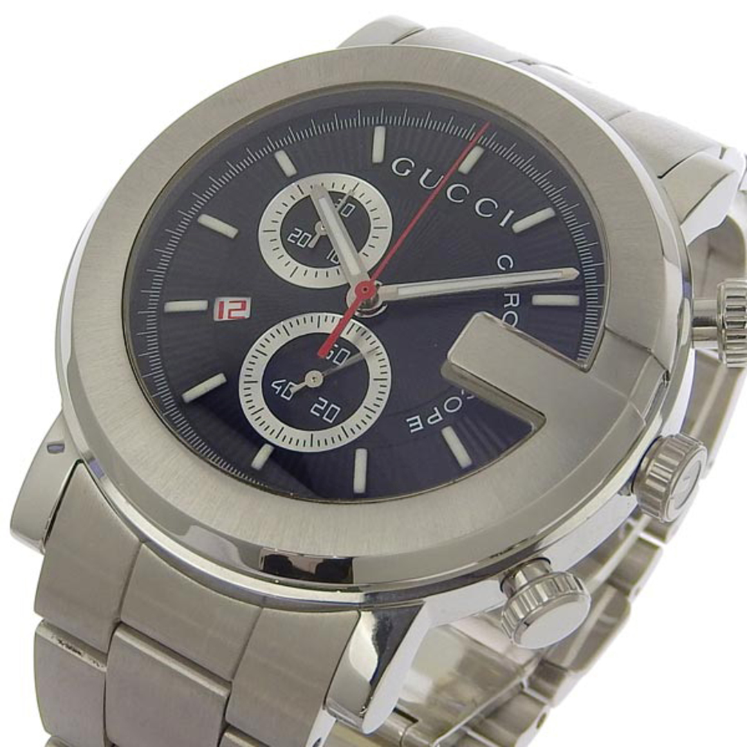 Gucci - 【中古】Gucci グッチ Gクロノ メンズ クォーツ 101M SS ggの