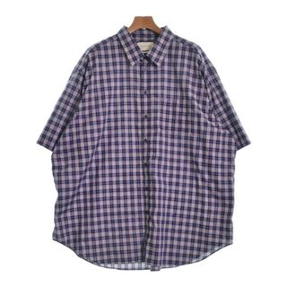 グッチ(Gucci)のGUCCI グッチ カジュアルシャツ 48(L位) 青x赤x白等(チェック) 【古着】【中古】(シャツ)