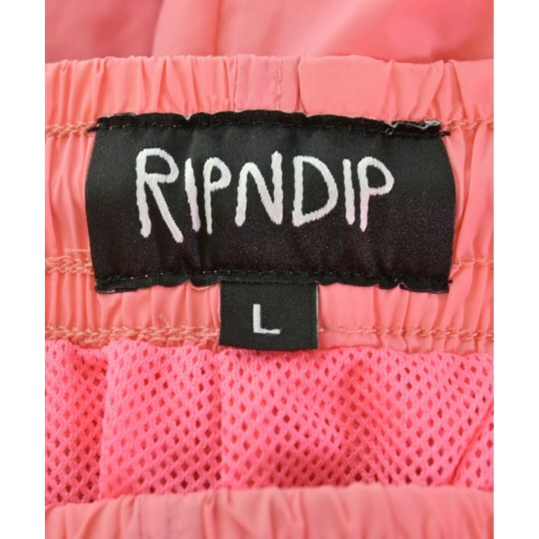 あり外ポケット3透け感RIPNDIP リップンディップ パンツ（その他） L ピンク