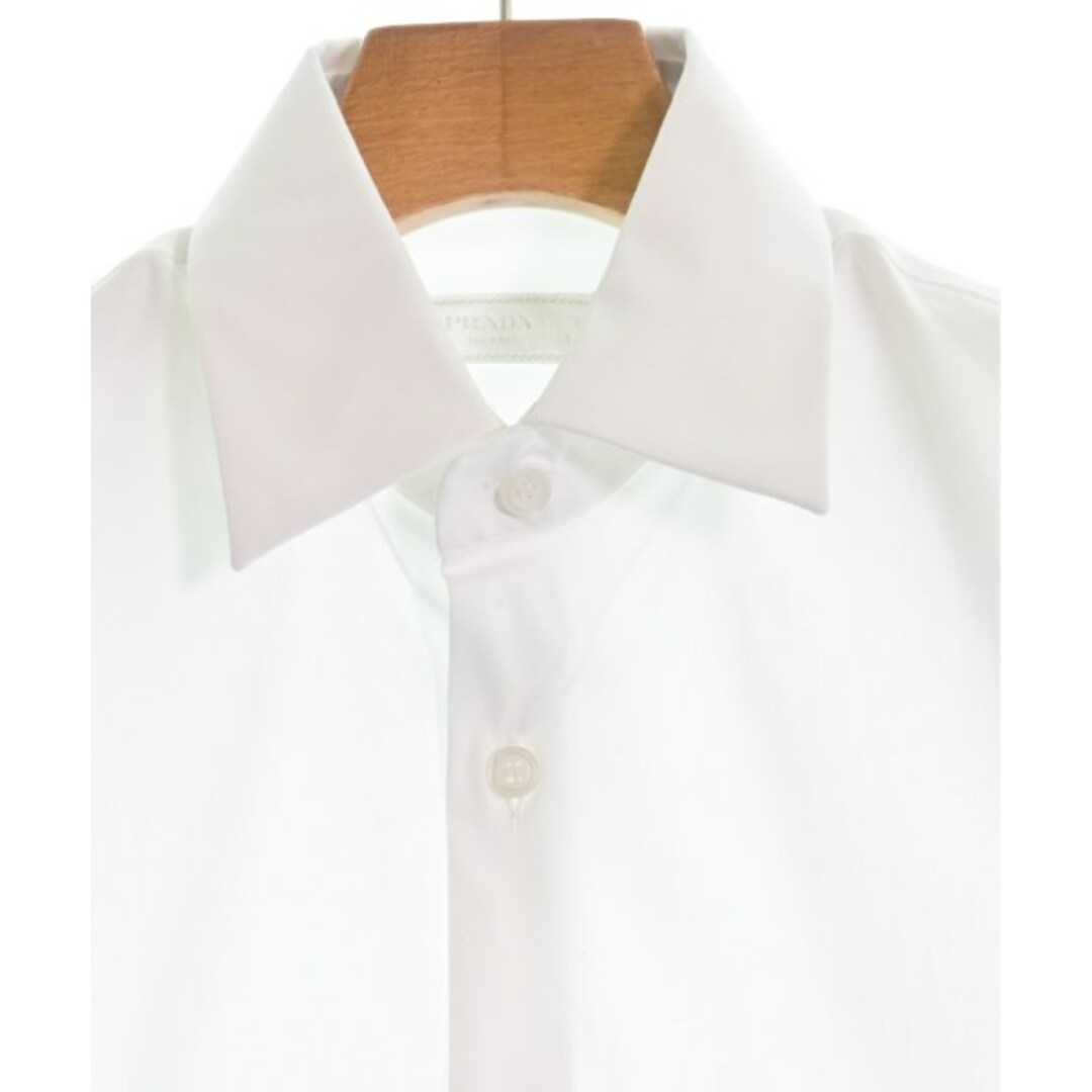 PRADA プラダ ドレスシャツ 37(XL位) 白
