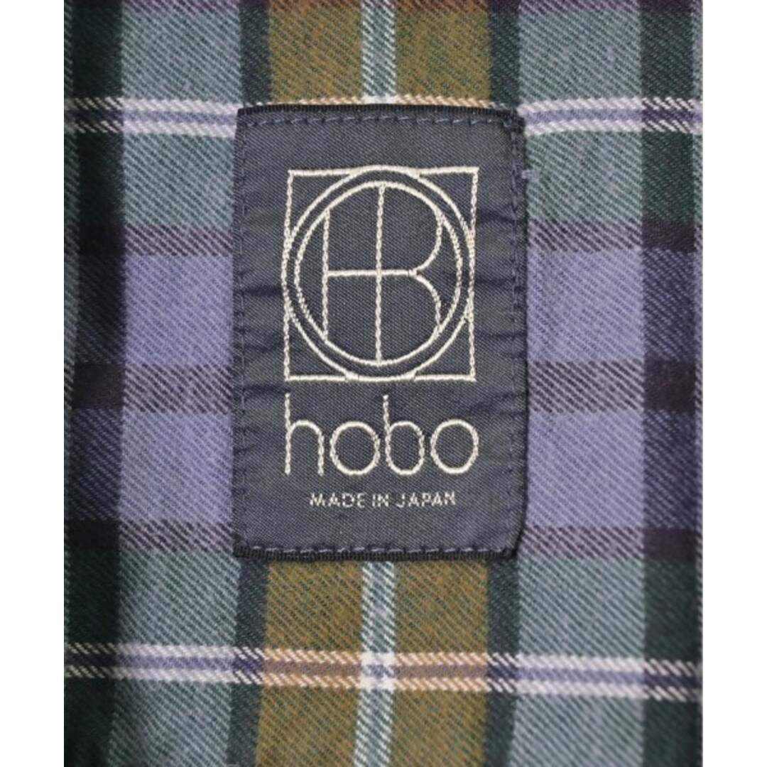 hobo(ホーボー)のhobo ホーボー カジュアルシャツ XL グレーx茶x緑等(チェック) 【古着】【中古】 メンズのトップス(シャツ)の商品写真