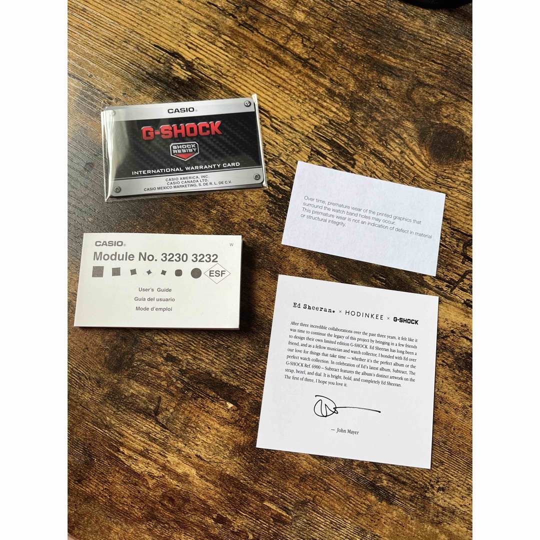 G-SHOCK - 【海外限定】Ed Sheeran X John Mayer コラボG-Shock G-SHOCK - 【海外限定】Ed Sheeran X John Mayer コラボG-Shock