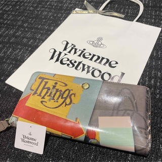 ヴィヴィアンウエストウッド(Vivienne Westwood)の未使用 ヴィヴィアンウエストウッド ラウンドファスナー 長財布　ムードボード(財布)