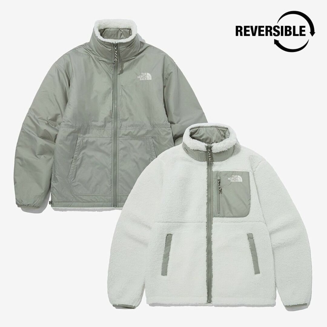 THE NORTH FACE(ザノースフェイス)のノースフェイス　フリースジャケット　ホワイトレーベル　韓国限定　 プレイグリーン レディースのジャケット/アウター(ブルゾン)の商品写真