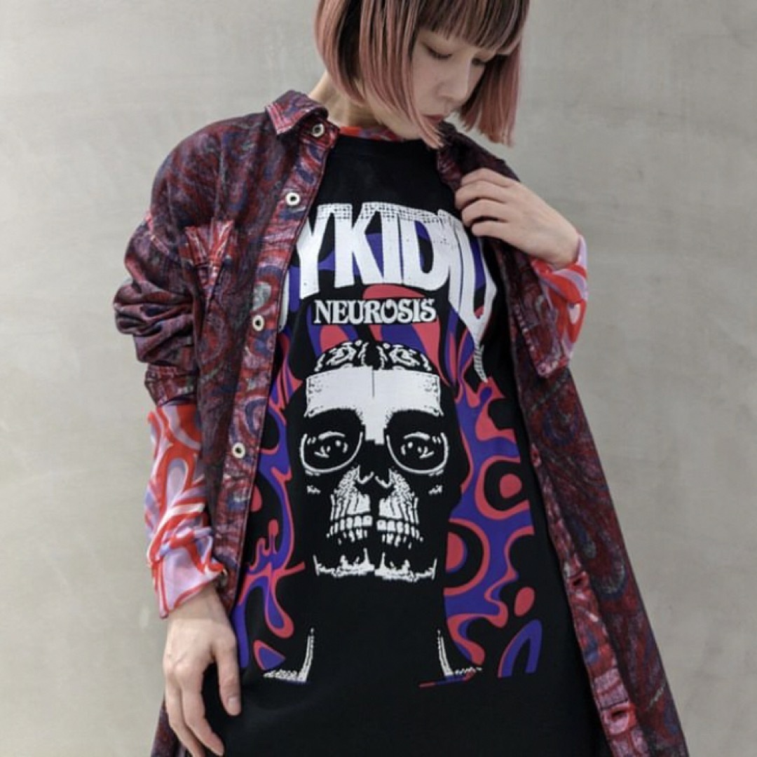 KIDILL BOOM ロングTシャツ レイヤード-