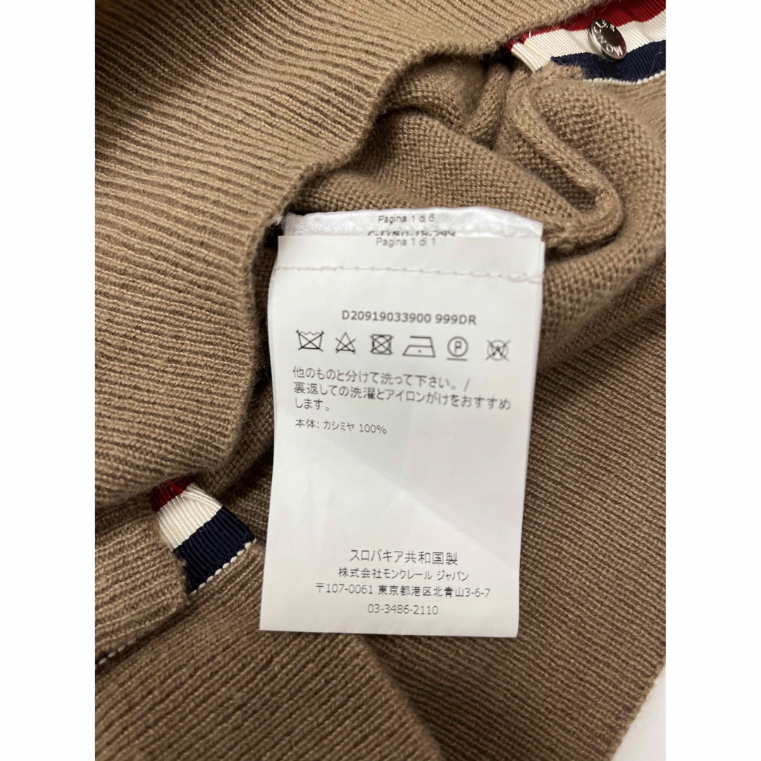 MONCLER - モンクレール カシミヤ ニット サイズLの通販 by もー MONCLER - モンクレール カシミヤ ニット サイズLの通販 by もー