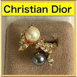 クリスチャンディオール(Christian Dior)の美品　クリスチャンディオール リング　指輪　フェイクパール　2P(リング(指輪))