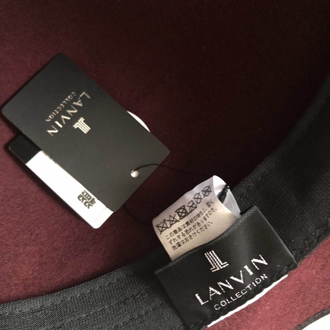 LANVIN en Bleu(ランバンオンブルー)のLANVIN ribbon hat🎀 レディースの帽子(ハット)の商品写真