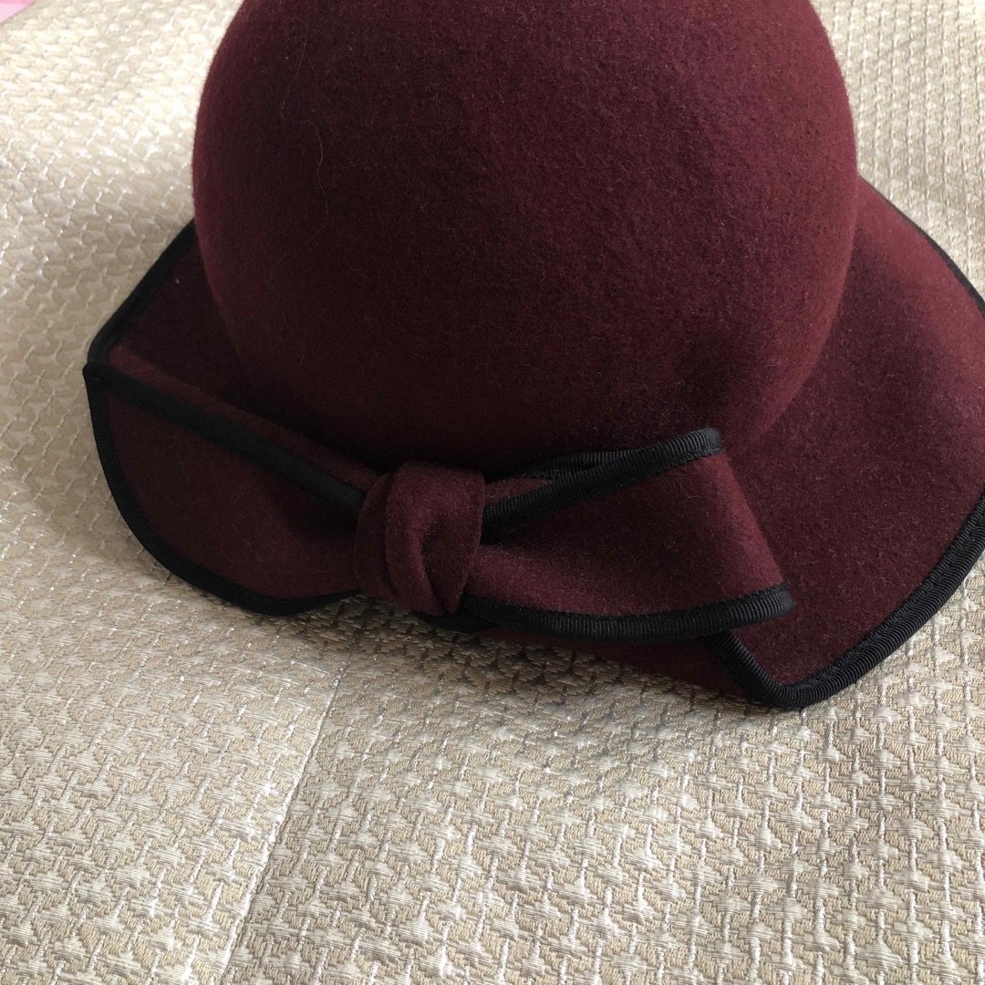 LANVIN en Bleu(ランバンオンブルー)のLANVIN ribbon hat🎀 レディースの帽子(ハット)の商品写真