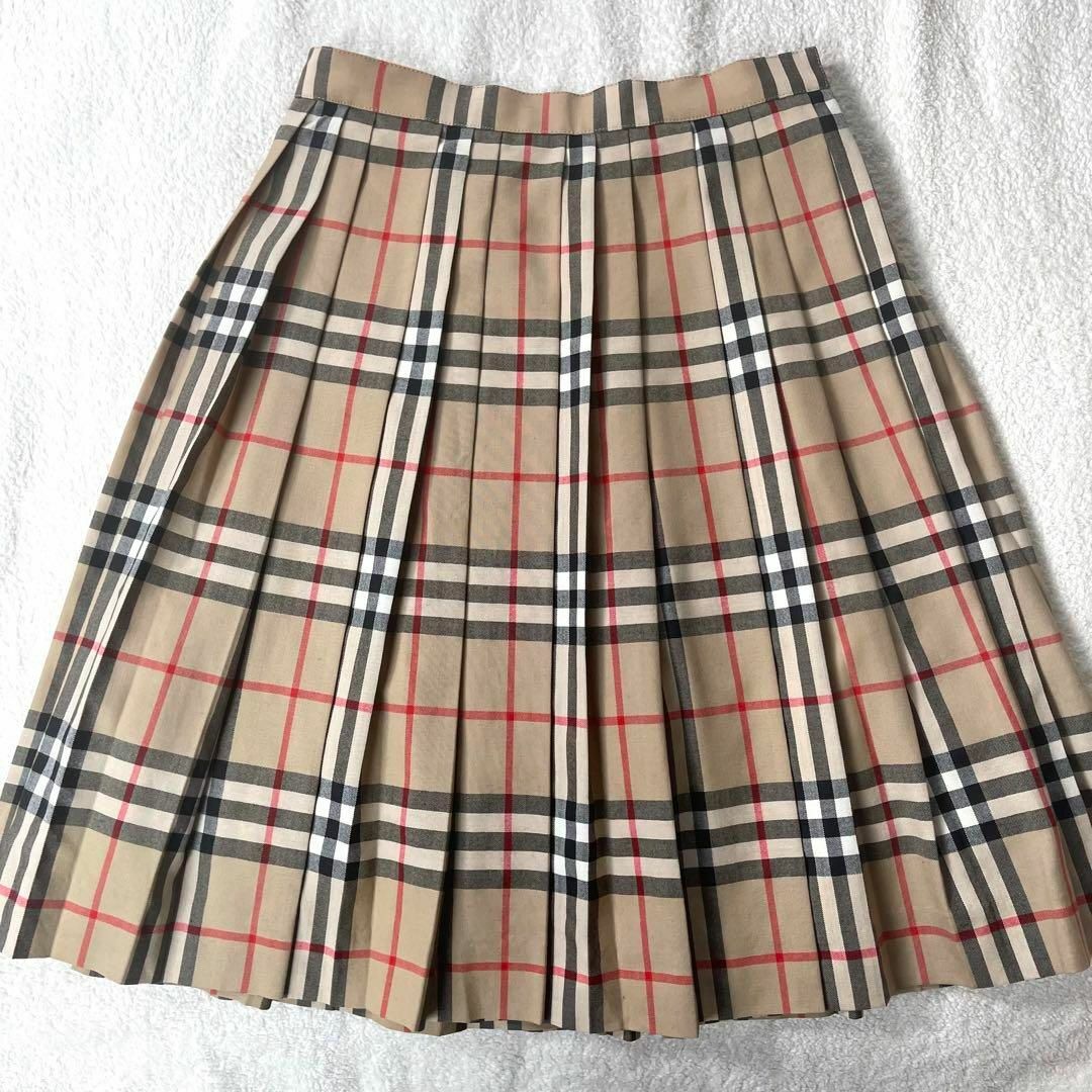 数量限定価格!! マー坊！BURBERRY プリーツスカート 140 ノバチェック ...