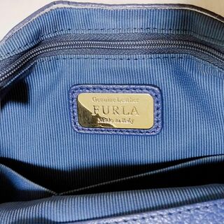 Furla - 【美品】 FURLA ショルダーバッグ ハンドバッグ ブルー 2way 