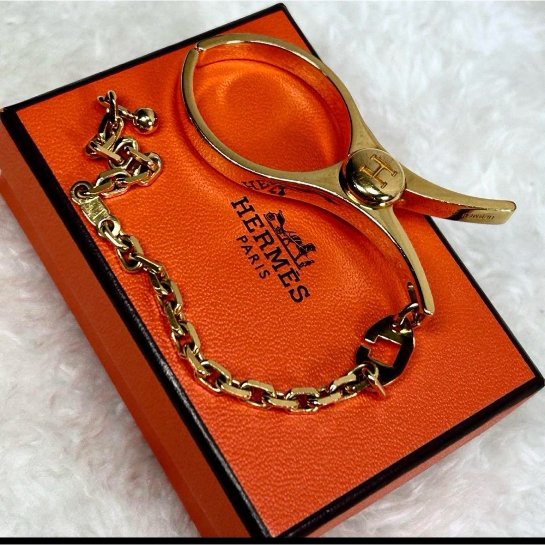 Hermes - エルメス HERMES グローブホルダー フィルー ゴールドの通販