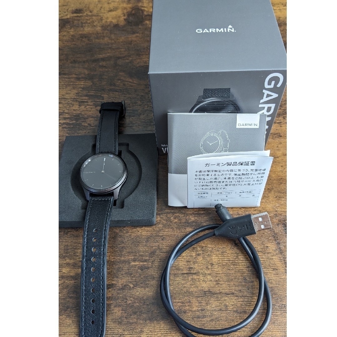 GARMIN vivomove Style BLACK   スマートウォッチ