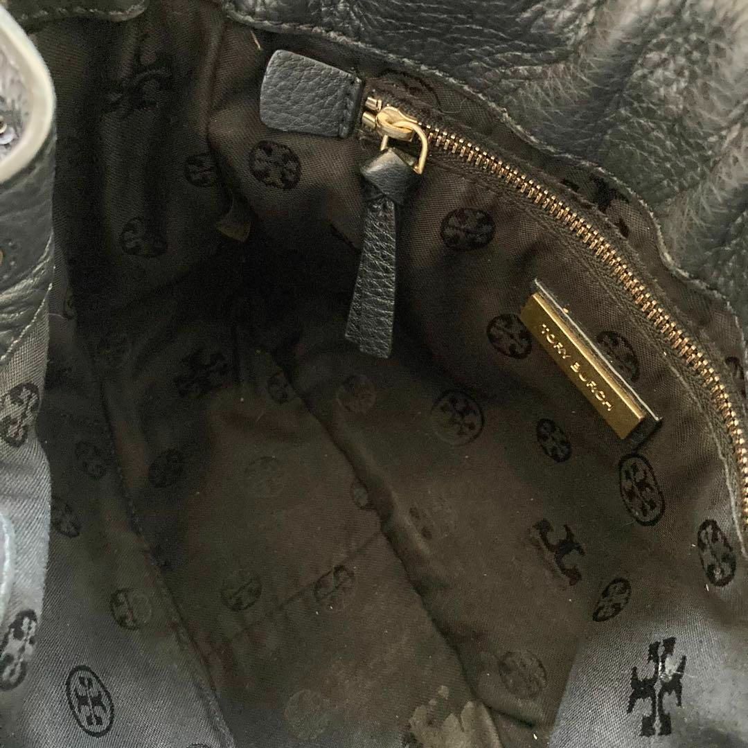 ✨極美品✨Tory Burch ショルダーバッグ ブラック レザー タッセル