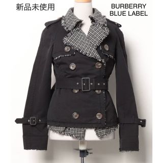 バーバリーブルーレーベル(BURBERRY BLUE LABEL)の未使用♦BURBERRY BLUE LABEL ショートトレンチコート(トレンチコート)