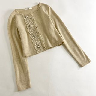 極美品!ルネ フロントパール付きカーディガン 36 foxey