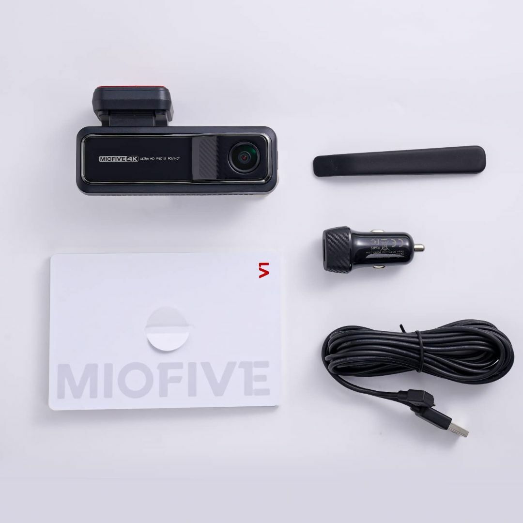 Miofive ドライブレコーダー、GPS およびスピード機能付き – 5G W