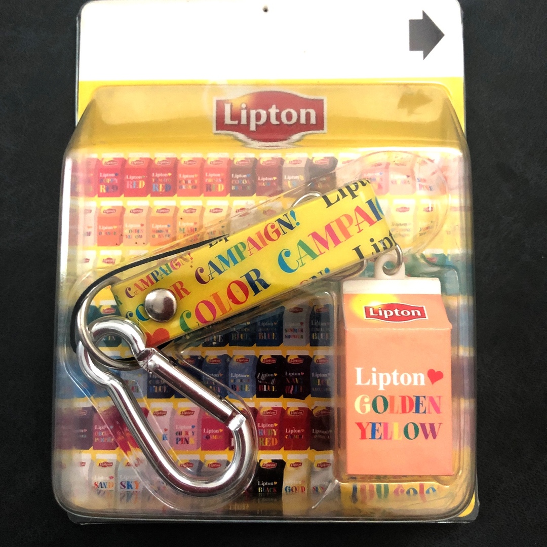 リプトン(リプトン)のLipton リプトンキーホルダー非売品 スマホ/家電/カメラのスマホアクセサリー(ストラップ/イヤホンジャック)の商品写真