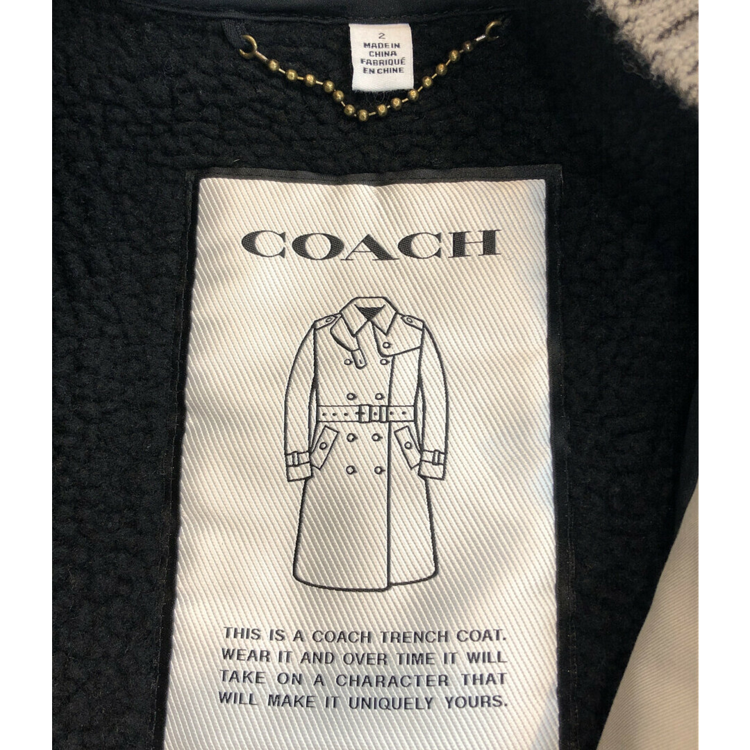 COACH(コーチ)のコーチ COACH モッズドッキングフーディトレンチコート レディース 2 レディースのジャケット/アウター(その他)の商品写真