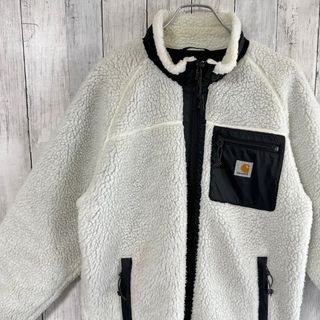 carhartt - カーハート ダック ジャケット ファー フード ロゴ USA古着