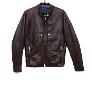 定価162,000円 Paul Smith レザーライダースjkt ポールスミス