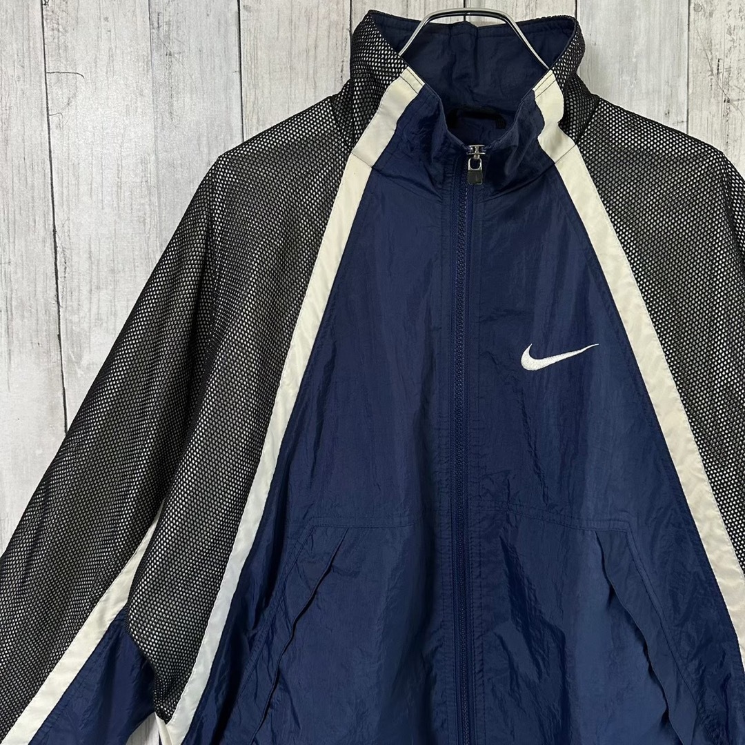 NIKE - NIKE ナイキ ナイロンジャケット バックロゴ 刺繍ロゴ ワン