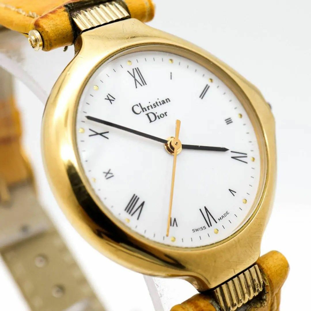Christian Dior - 《美品》Christian Dior 腕時計 ホワイト