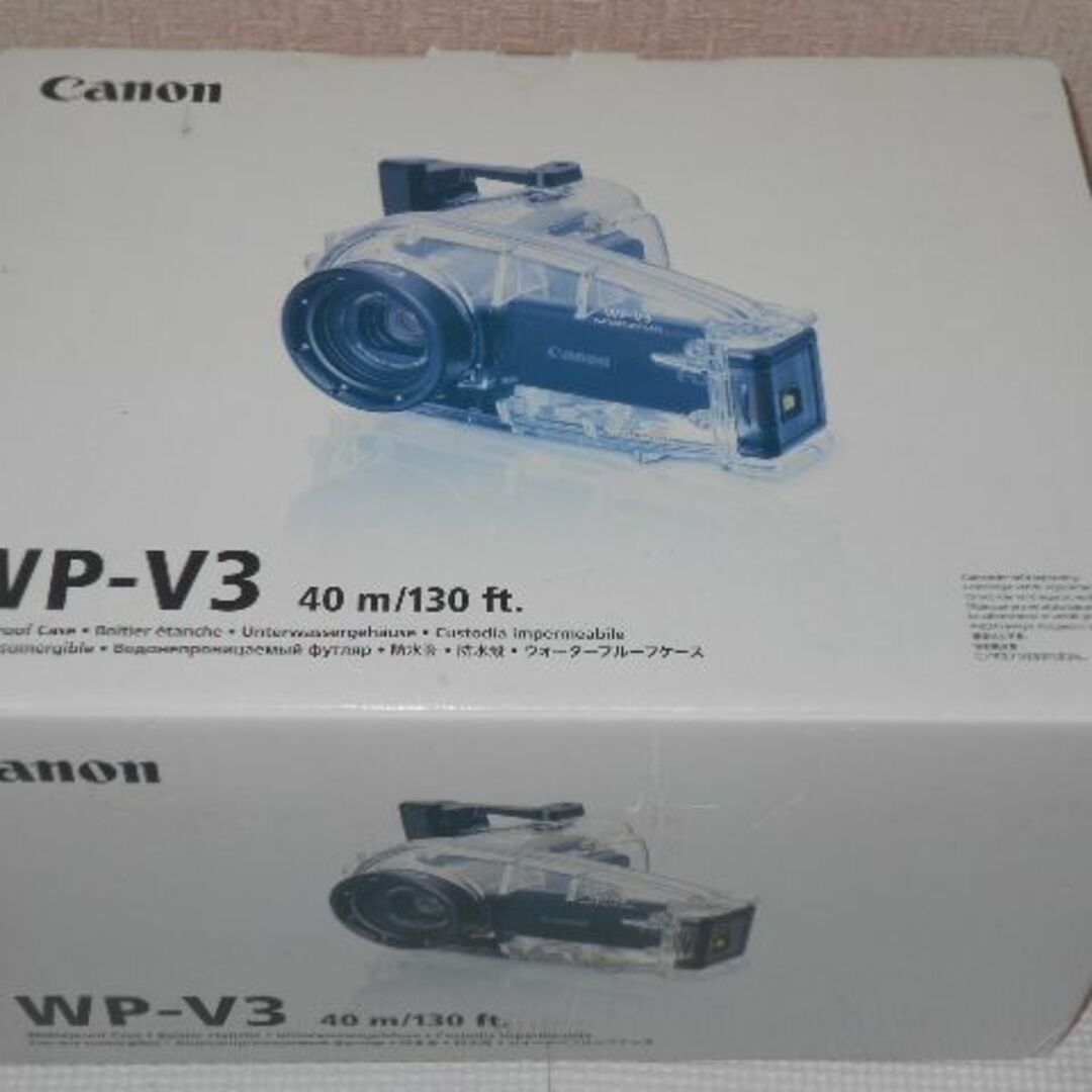 スマホ/家電/カメラCanon WP-V3 40m 130 ft. ウォータープルーフケース★新品