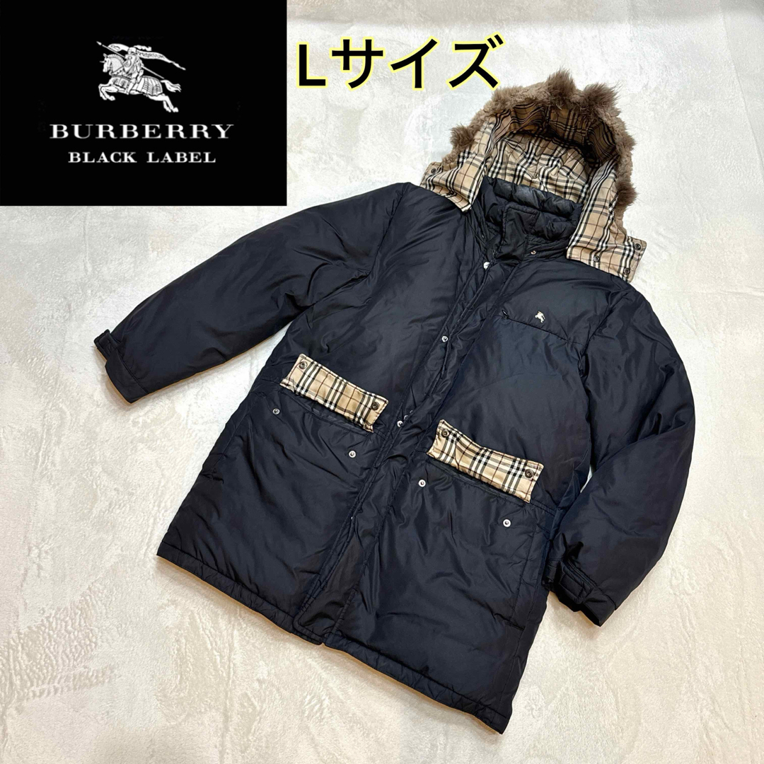 BURBERRY BLACK LABEL - BURBERRY BLACK LABEL ダウンジャケット
