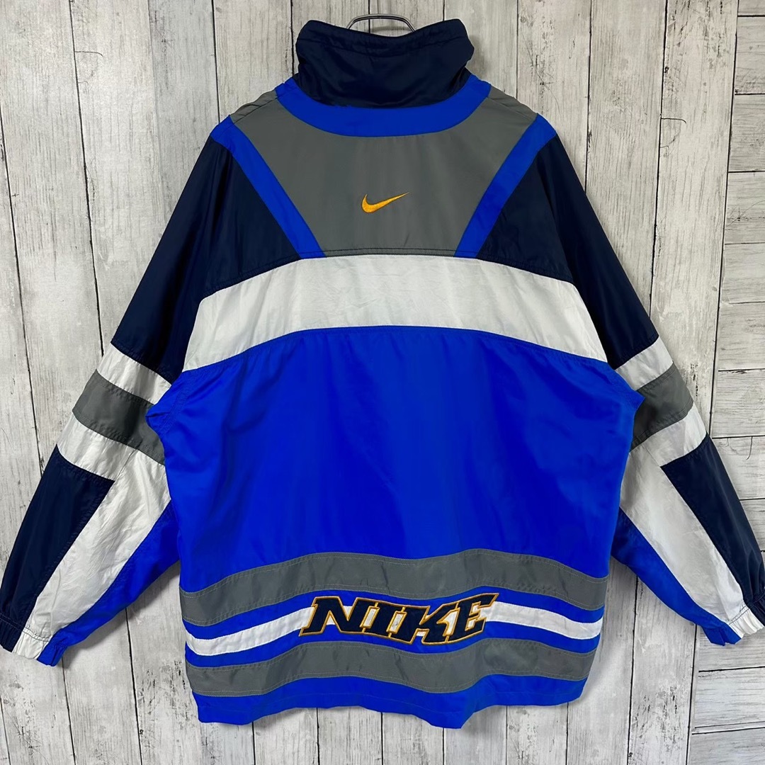 NIKE - NIKE ナイキ ナイロンジャケット バックロゴ 刺繍ロゴ ワン