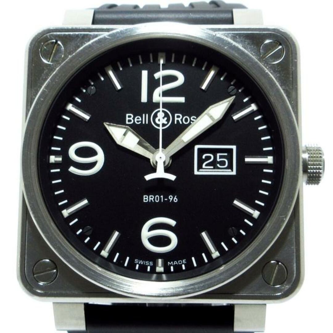ベルアンドロス 腕時計 ビッグデイト 黒