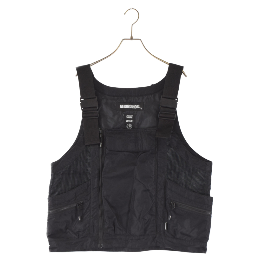 545センチ身幅NEIGHBORHOOD ネイバーフッド 22SS TOOL POCKET/N-VEST 221TSNH-JKM07 ツール ポケット ベスト ブラック