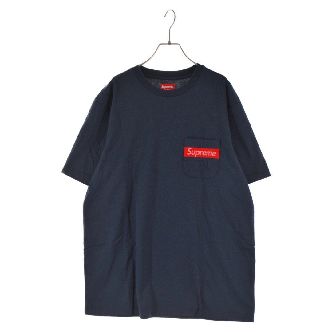 Supreme Mesh Stripe Pocket Tee ポケット Logo