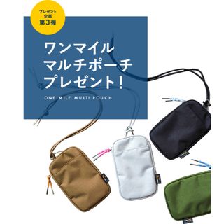 ジャーナルスタンダード(JOURNAL STANDARD)のベイクルーズ　14周年限定 ワンマイルマルチポーチ　グレー(ポーチ)